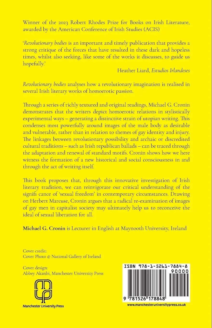 Rückseite: 9781526178848 | Revolutionary bodies | Michael G. Cronin | Taschenbuch | Englisch
