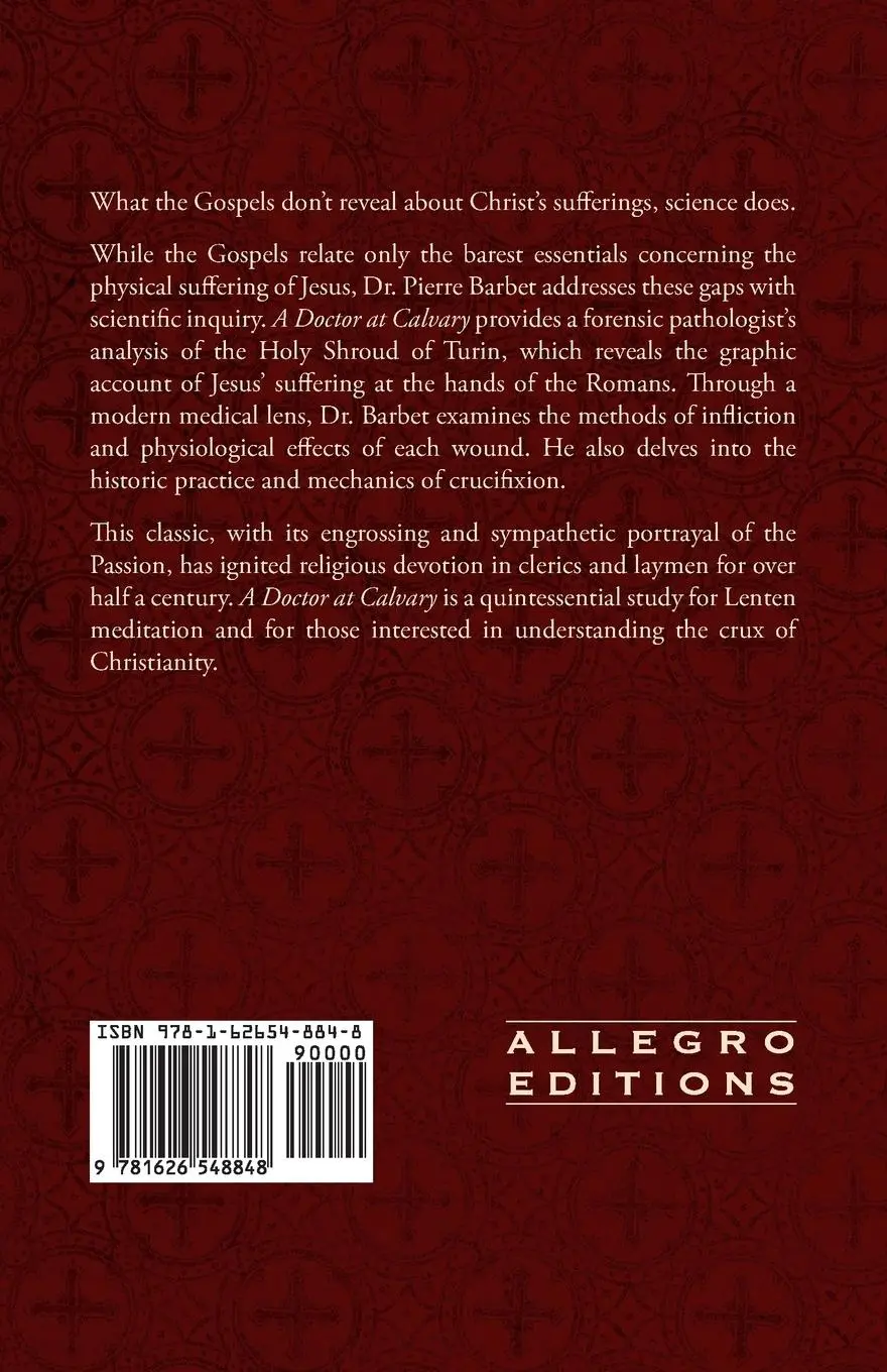 Rückseite: 9781626548848 | A Doctor at Calvary | Pierre Barbet M. D. | Taschenbuch | Englisch