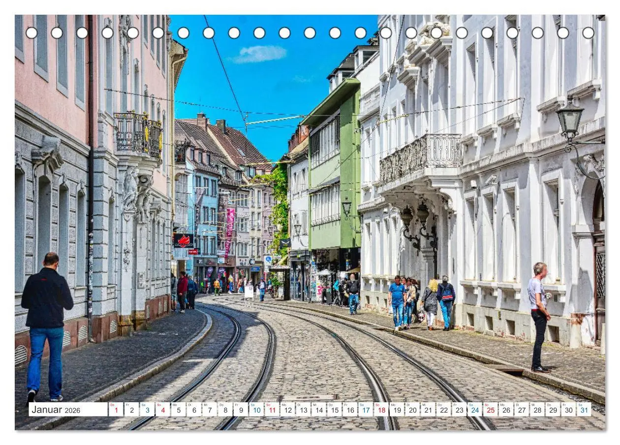 Bild: 9783457508848 | Freiburg - Die entspannte Stadt im Breisgau (Tischkalender 2026 DIN...