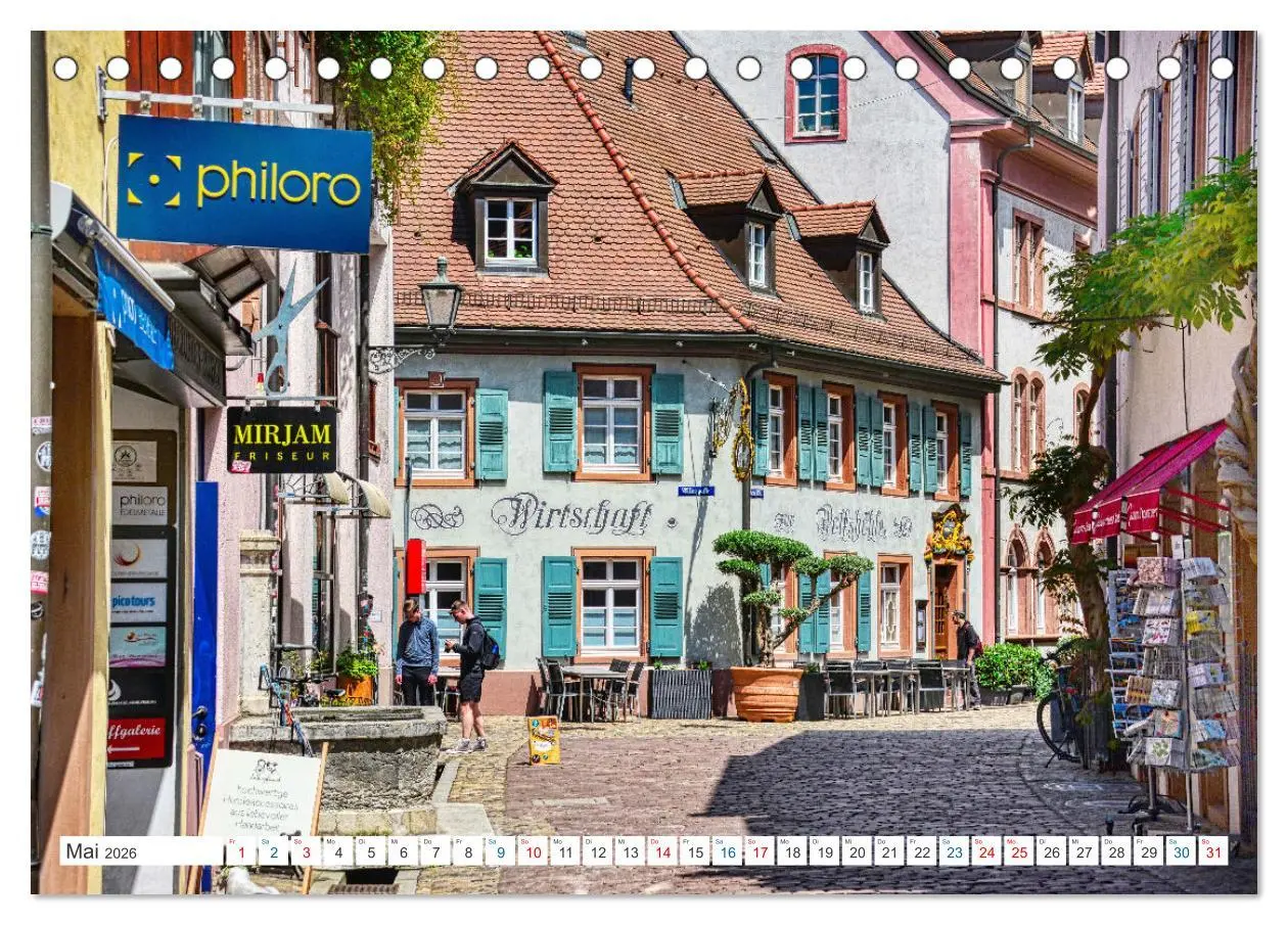 Bild: 9783457508848 | Freiburg - Die entspannte Stadt im Breisgau (Tischkalender 2026 DIN...