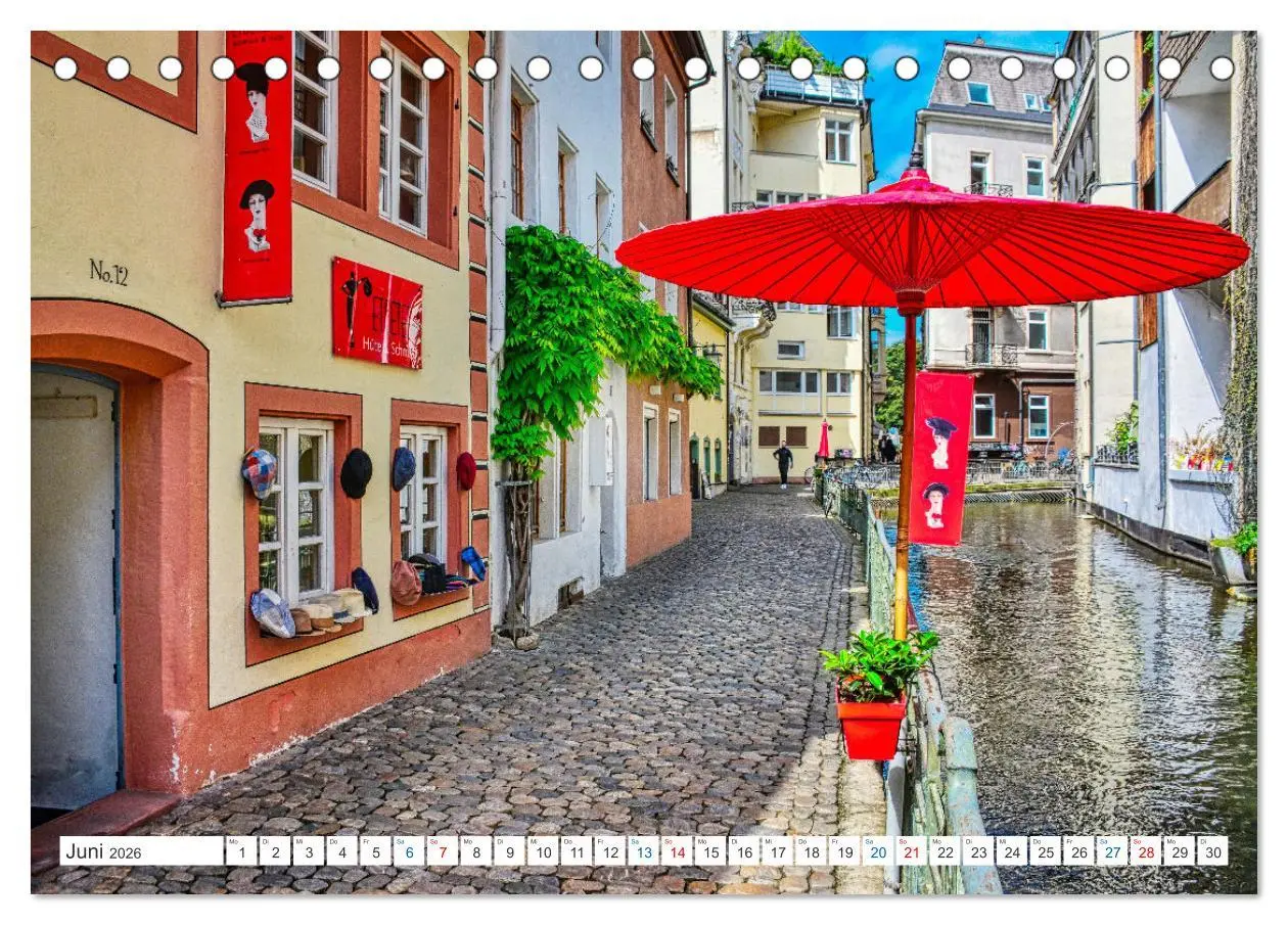 Bild: 9783457508848 | Freiburg - Die entspannte Stadt im Breisgau (Tischkalender 2026 DIN...