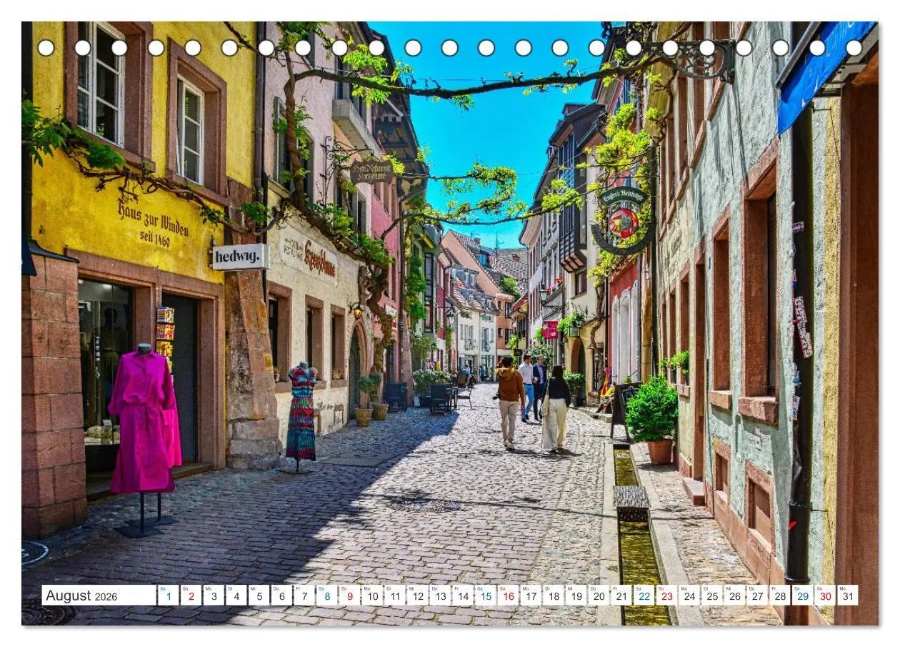 Bild: 9783457508848 | Freiburg - Die entspannte Stadt im Breisgau (Tischkalender 2026 DIN...