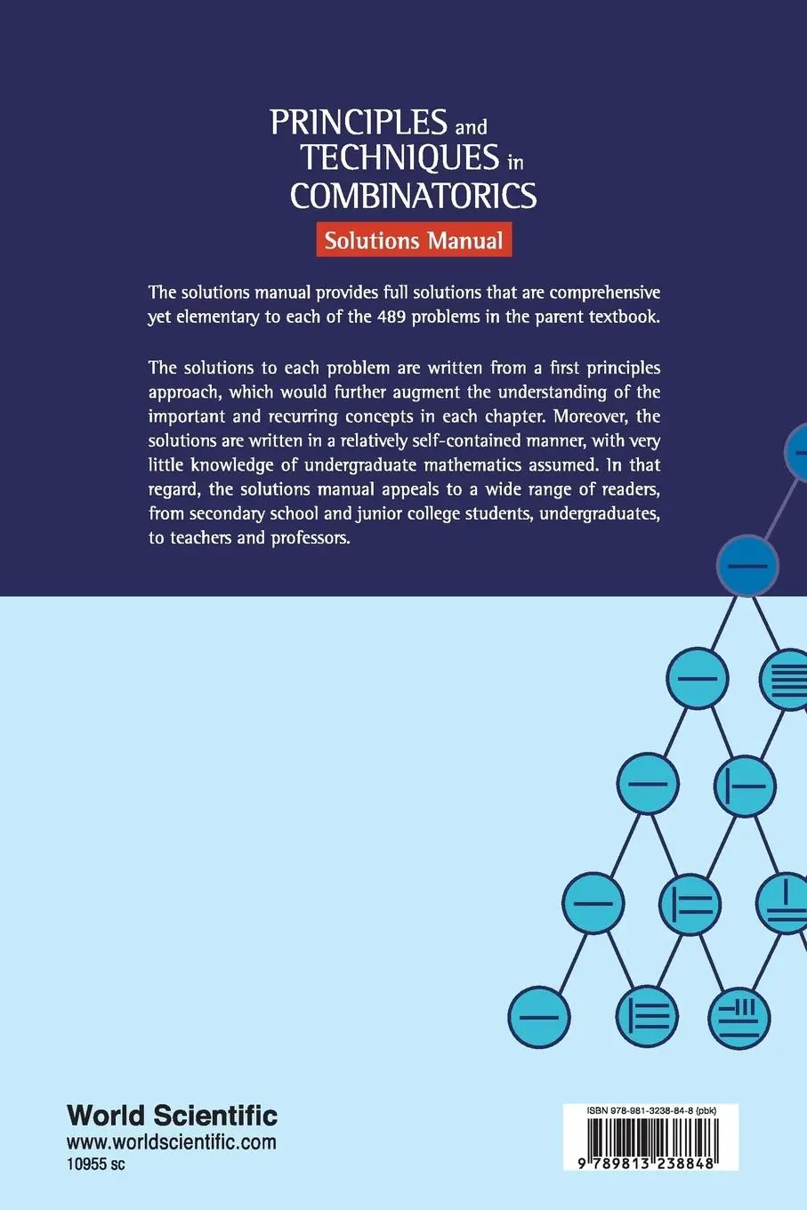 Rückseite: 9789813238848 | PRINCIPLES AND TECHNIQUES IN COMBINATORICS | SOLUTIONS MANUAL | Buch