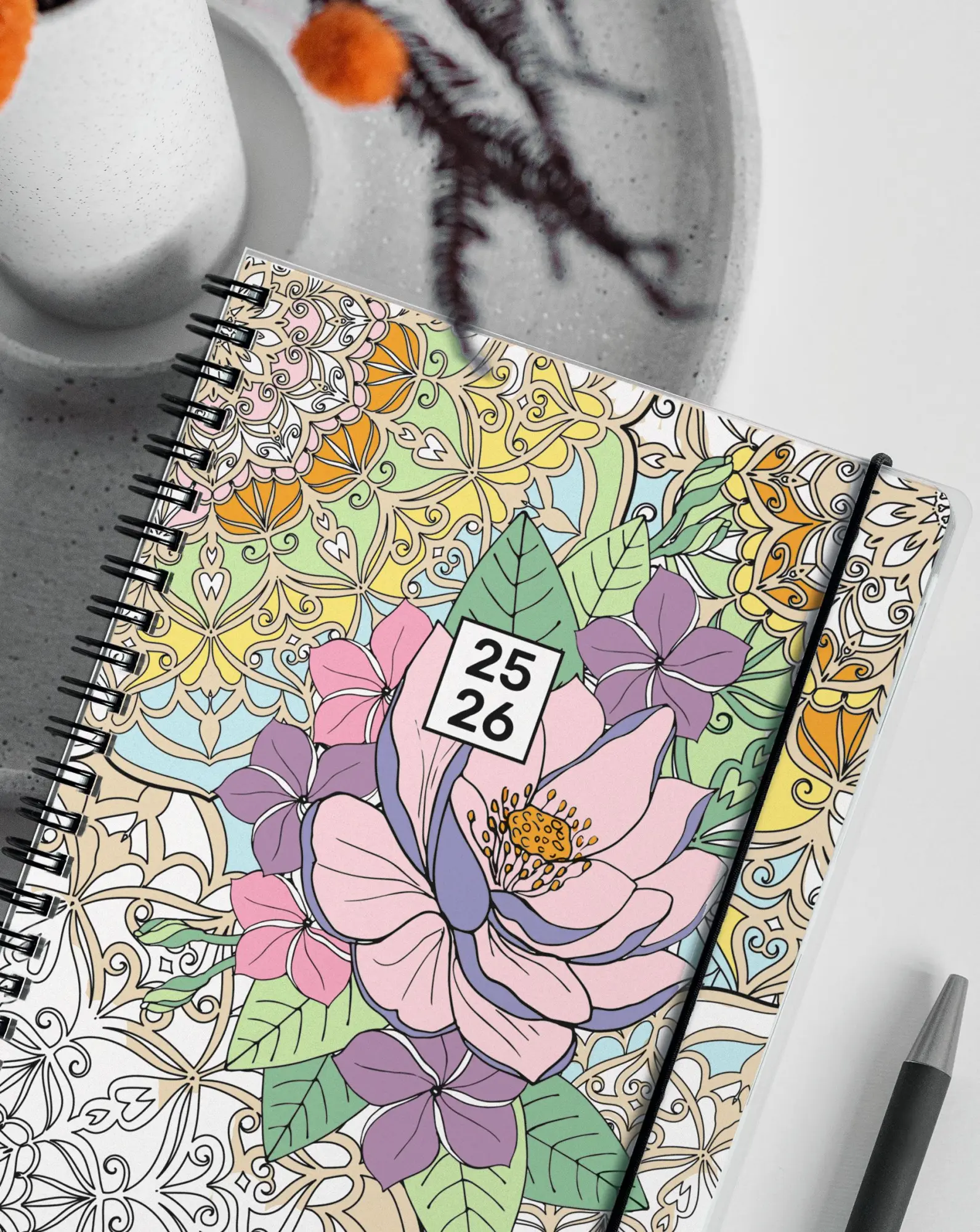 Bild: 4061947138948 | BRUNNEN Schülerkalender (2025/2026) "ZENart", 1 Seite = 1 Tag, A6,...