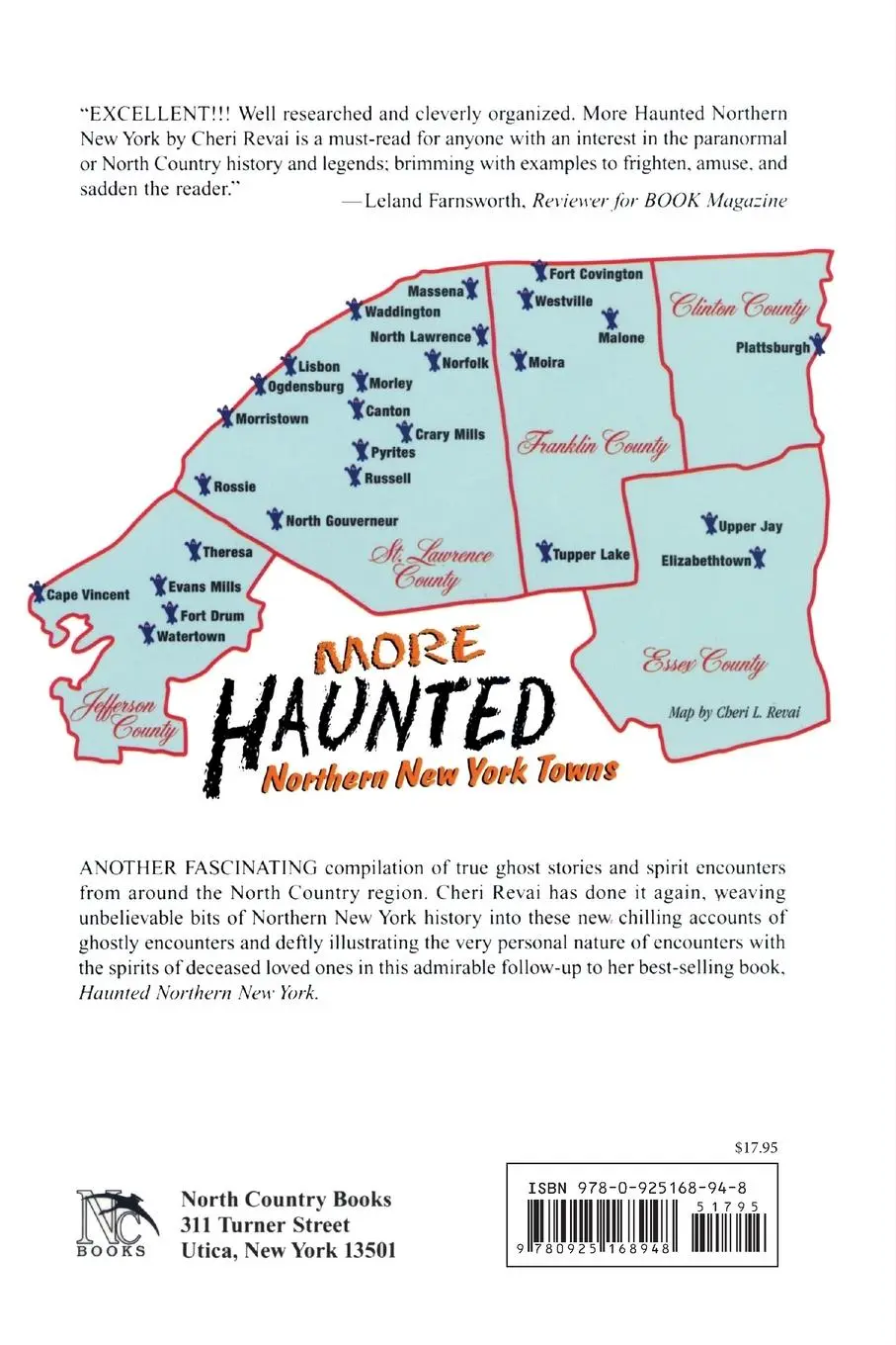 Rückseite: 9780925168948 | More Haunted Northern New York | North Country Books | Taschenbuch