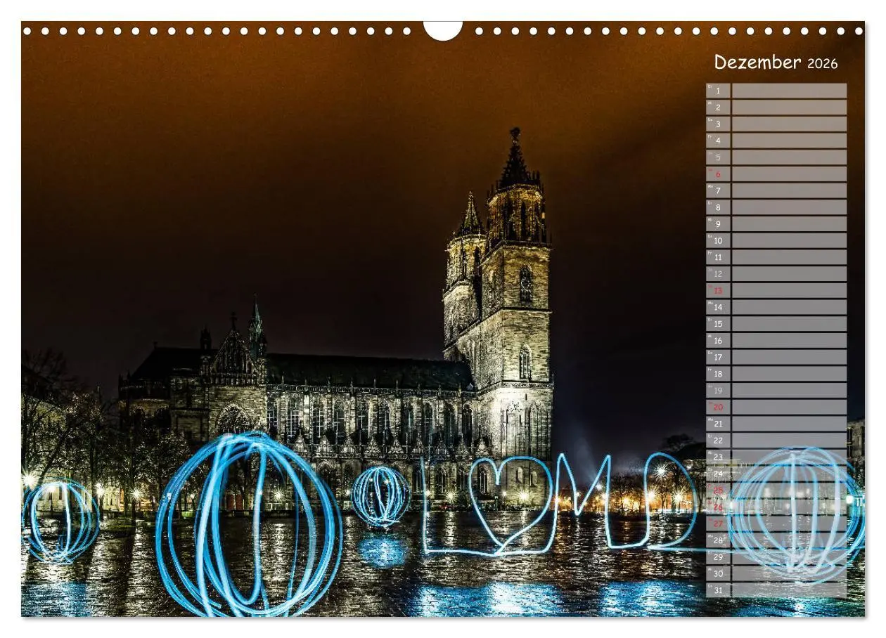 Bild: 9783457978948 | Der Magdeburger Dom 2026 (Wandkalender 2026 DIN A3 quer), CALVENDO...
