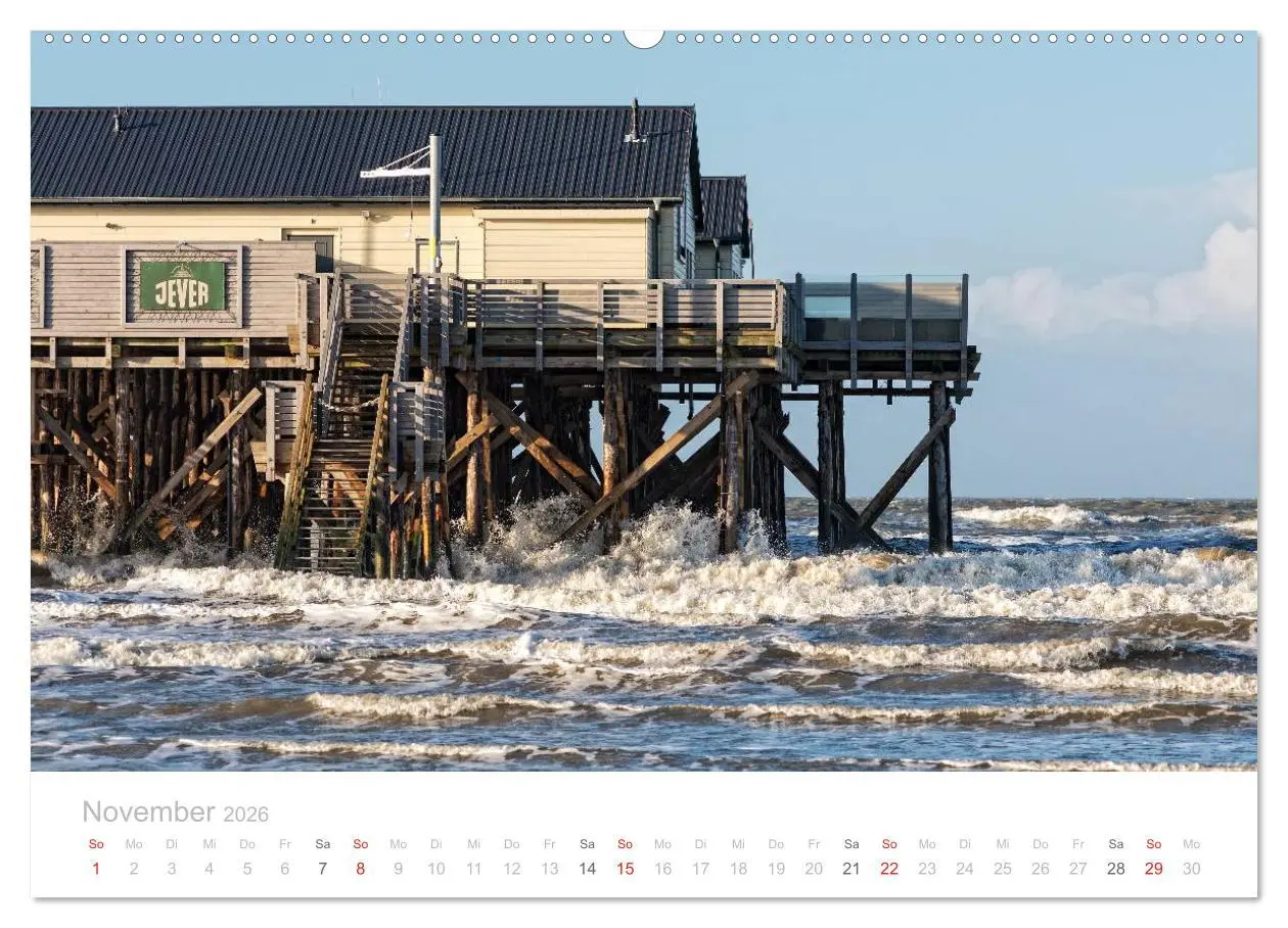 Bild: 9783516068948 | St. Peter-Ording (hochwertiger Premium Wandkalender 2026 DIN A2...