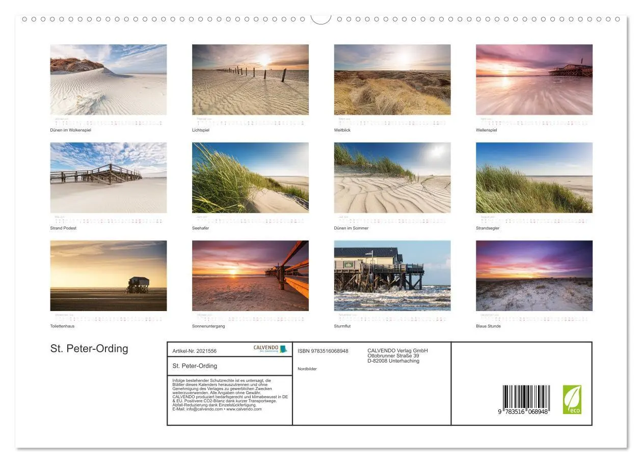 Bild: 9783516068948 | St. Peter-Ording (hochwertiger Premium Wandkalender 2026 DIN A2...