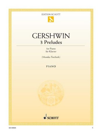 Cover: 9790001148948 | 3 Preludes | Klavier., Edition Schott Einzelausgabe | George Gershwin