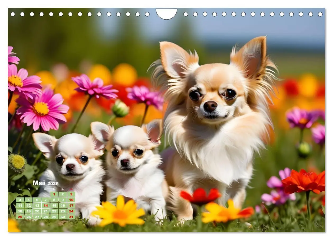 Bild: 9783457249048 | Chihuahua - der mutige Winzling (Wandkalender 2026 DIN A4 quer),...