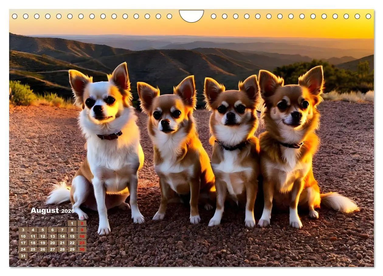 Bild: 9783457249048 | Chihuahua - der mutige Winzling (Wandkalender 2026 DIN A4 quer),...