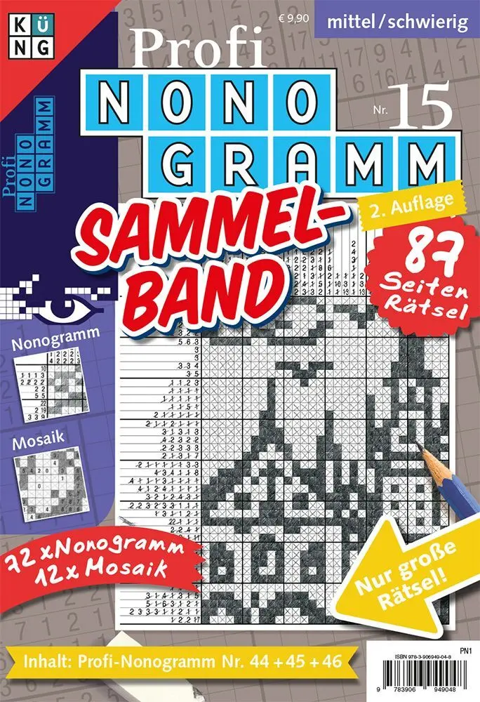 Cover: 9783906949048 | Profi-Nonogramm 3er-Band. .15 | Taschenbuch | 108 S. | Deutsch | 2019