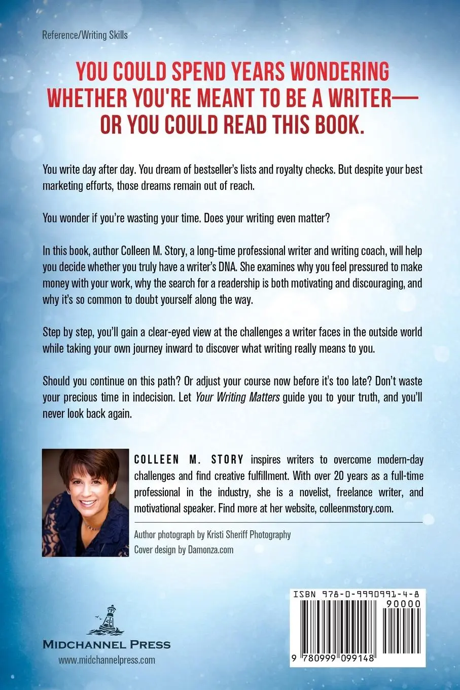 Rückseite: 9780999099148 | Your Writing Matters | Colleen M Story | Taschenbuch | Englisch | 2021