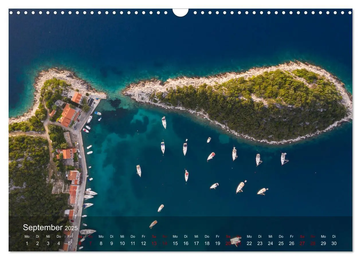 Bild: 9783435149148 | Segeln in Kroatien (Wandkalender 2025 DIN A3 quer), CALVENDO...