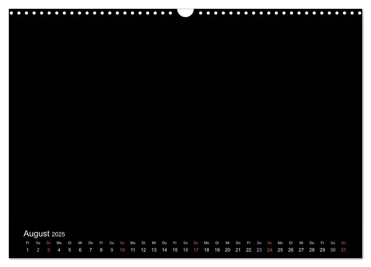 Bild: 9783435839148 | Bastelkalender - Schwarz (Wandkalender 2025 DIN A3 quer), CALVENDO...