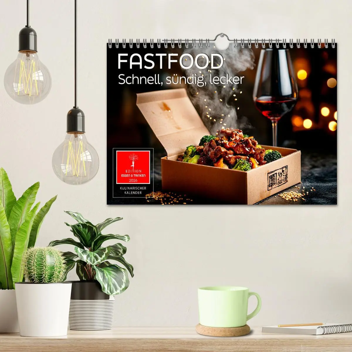 Bild: 9783457309148 | Fastfood - schnell, sündig, lecker (Wandkalender 2026 DIN A4 quer),...