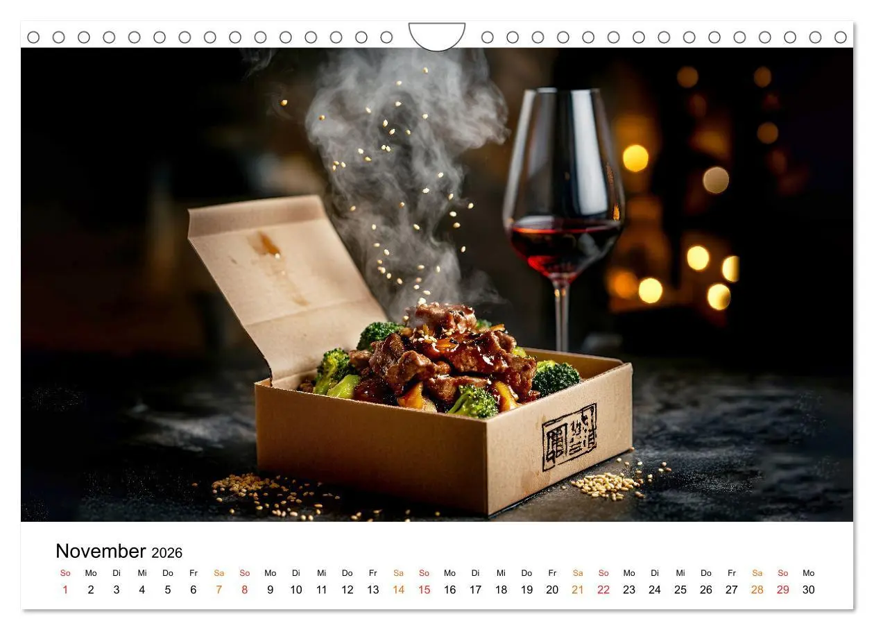 Bild: 9783457309148 | Fastfood - schnell, sündig, lecker (Wandkalender 2026 DIN A4 quer),...
