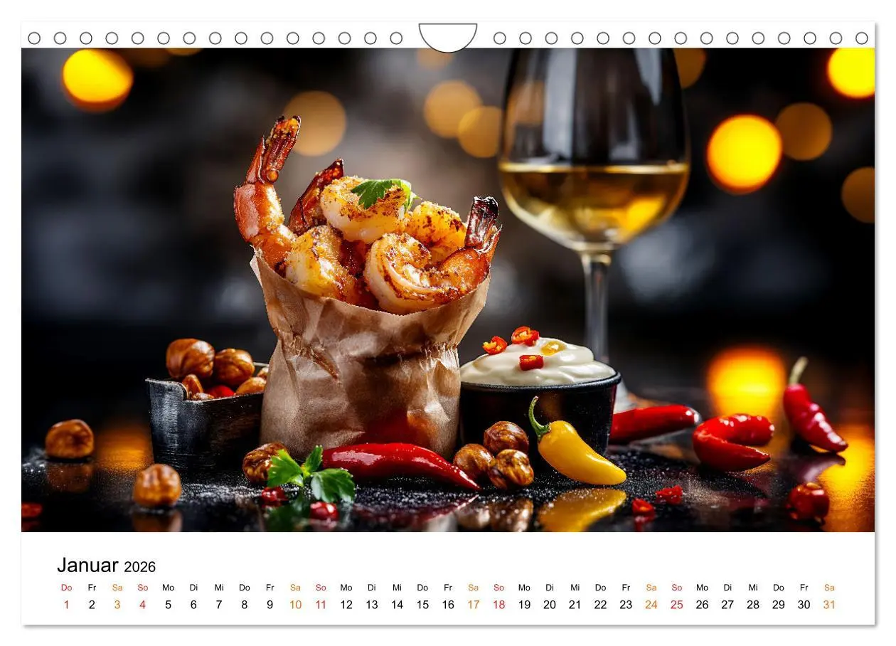 Bild: 9783457309148 | Fastfood - schnell, sündig, lecker (Wandkalender 2026 DIN A4 quer),...