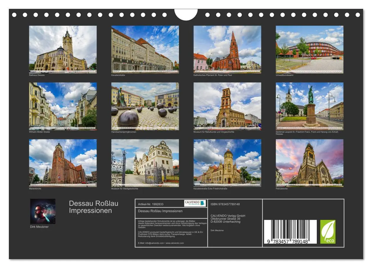 Bild: 9783457789148 | Dessau Roßlau Impressionen (Wandkalender 2026 DIN A4 quer),...