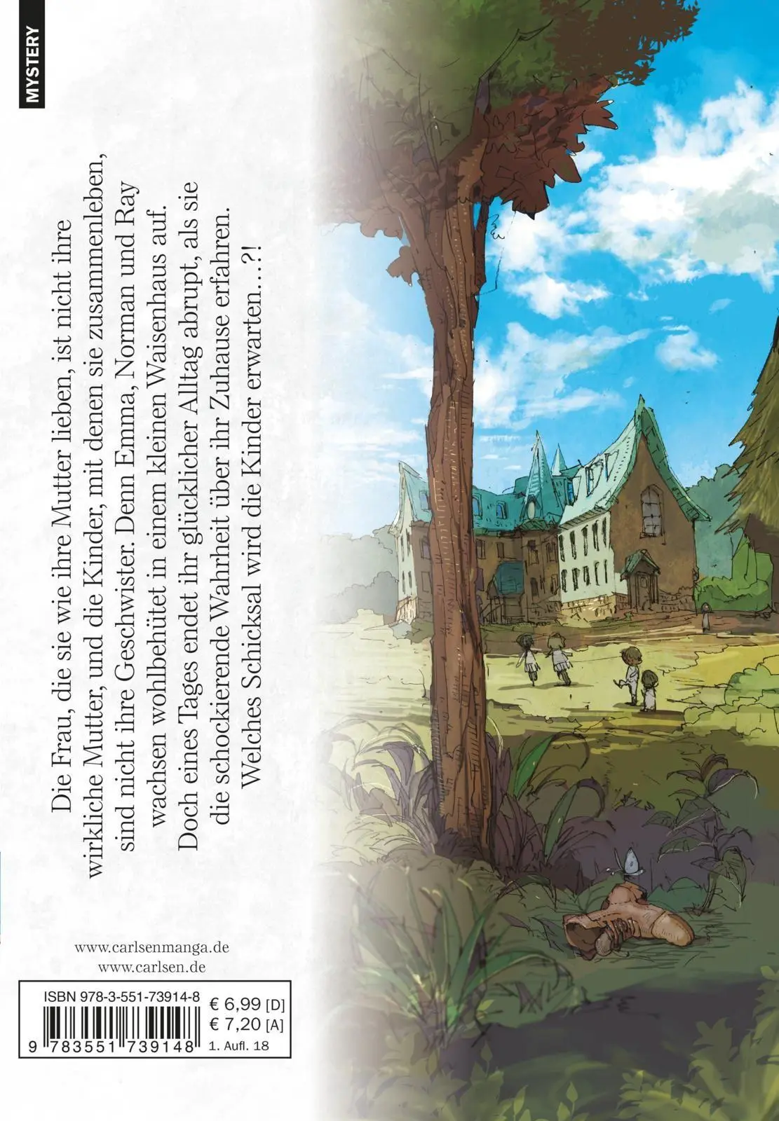 Rückseite: 9783551739148 | The Promised Neverland 1 | Kaiu Shirai | Taschenbuch | Großtaschenbuch