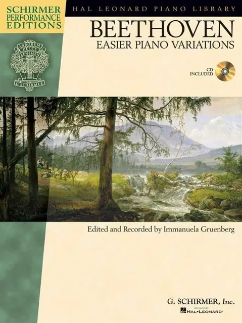 Cover: 9781458419248 | Ludwig Van Beethoven - Easier Piano Variations | Immanuela Gruenberg