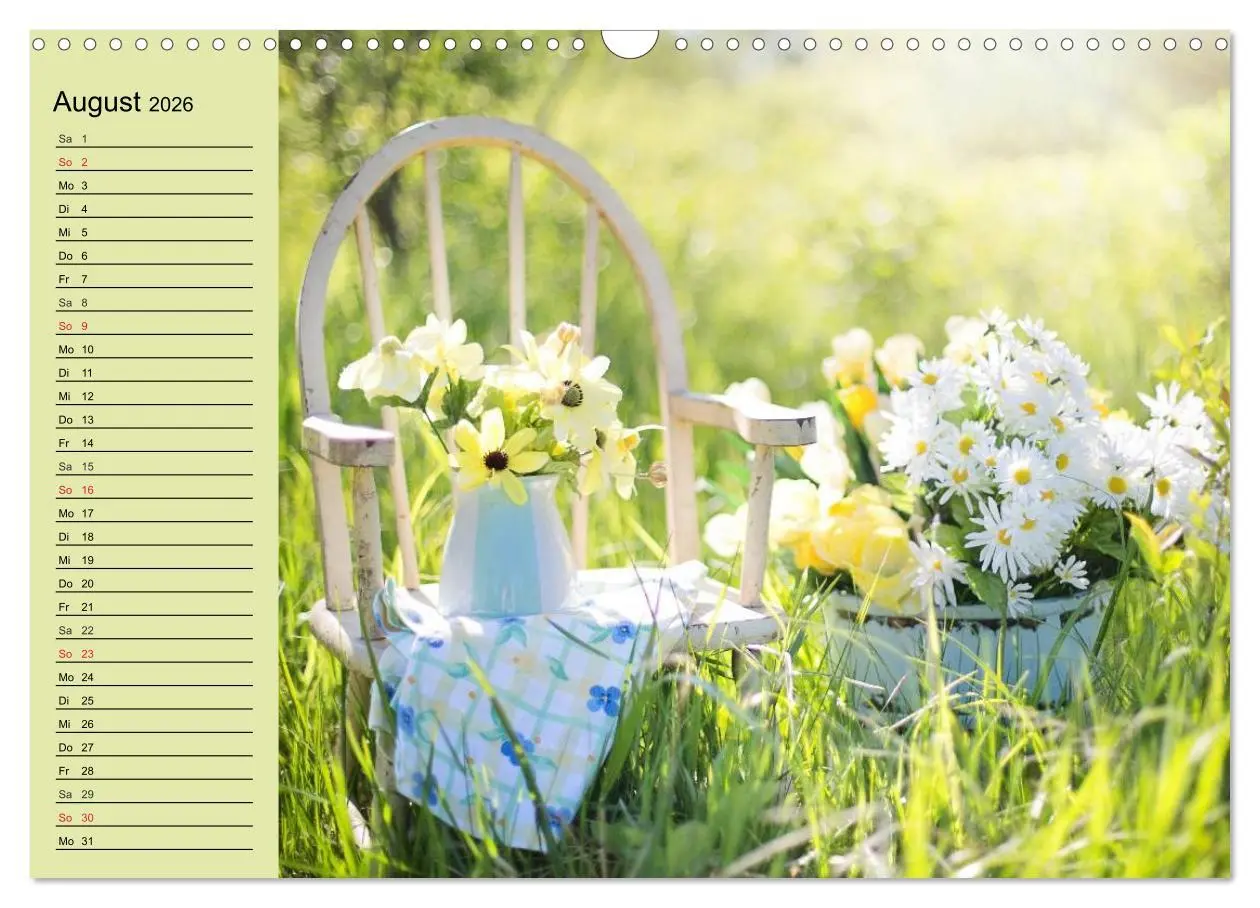 Bild: 9783516009248 | Landhaus-Romantik. Die Farben des Sommers (Wandkalender 2026 DIN A3...