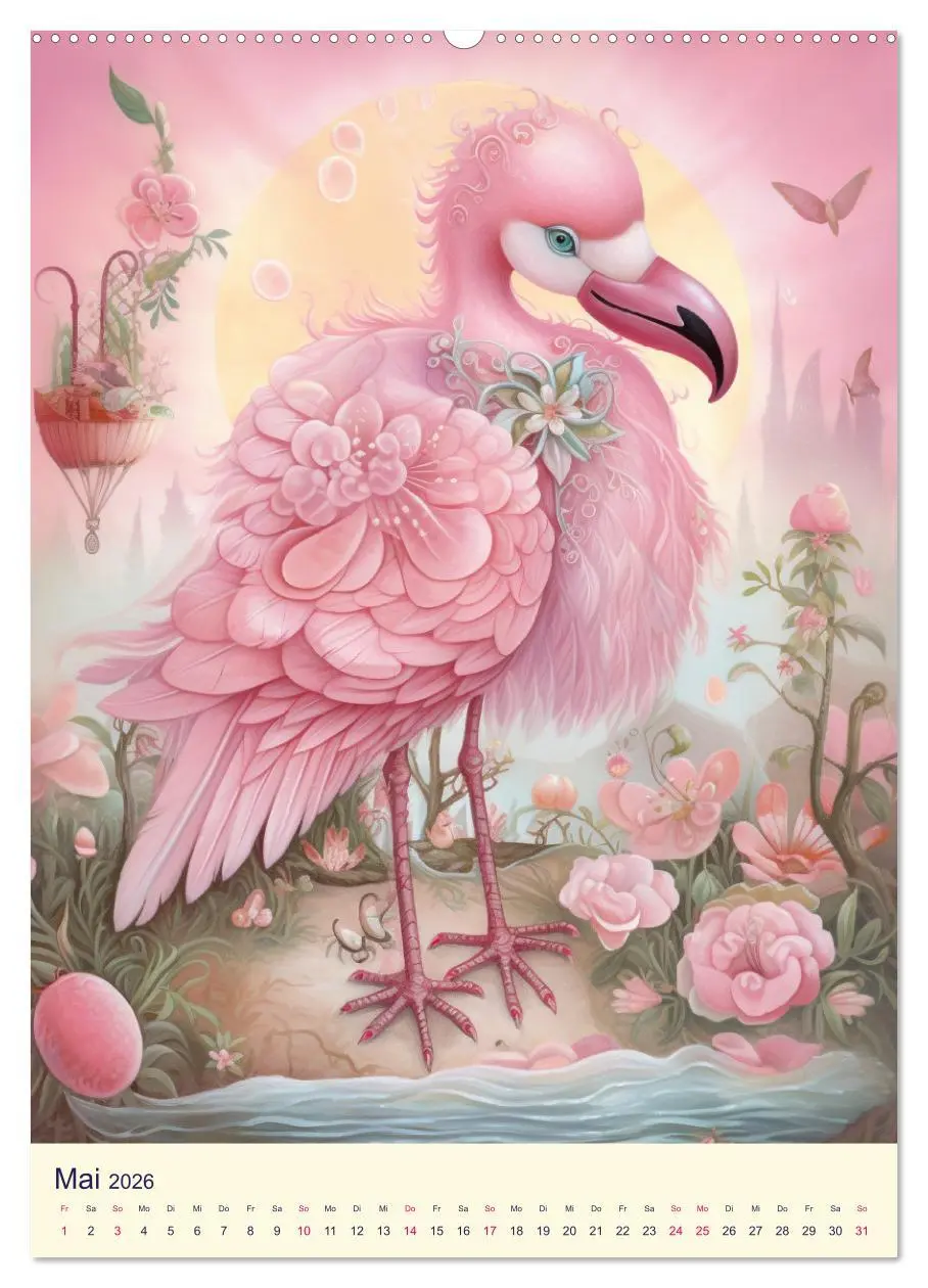 Bild: 9783516319248 | Rosa Traumland. Zauberhafte Wunderwelt (Wandkalender 2026 DIN A2...