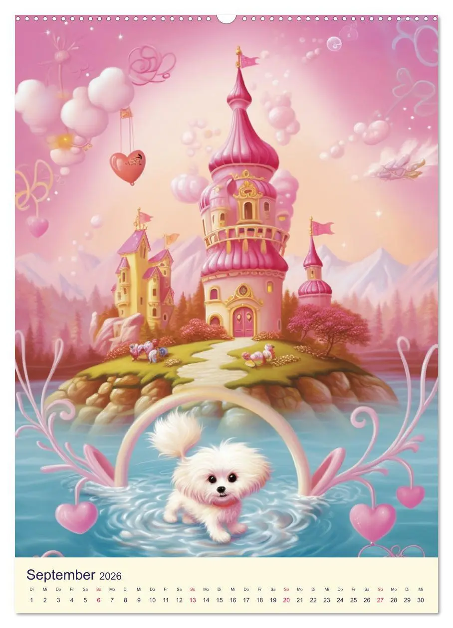 Bild: 9783516319248 | Rosa Traumland. Zauberhafte Wunderwelt (Wandkalender 2026 DIN A2...