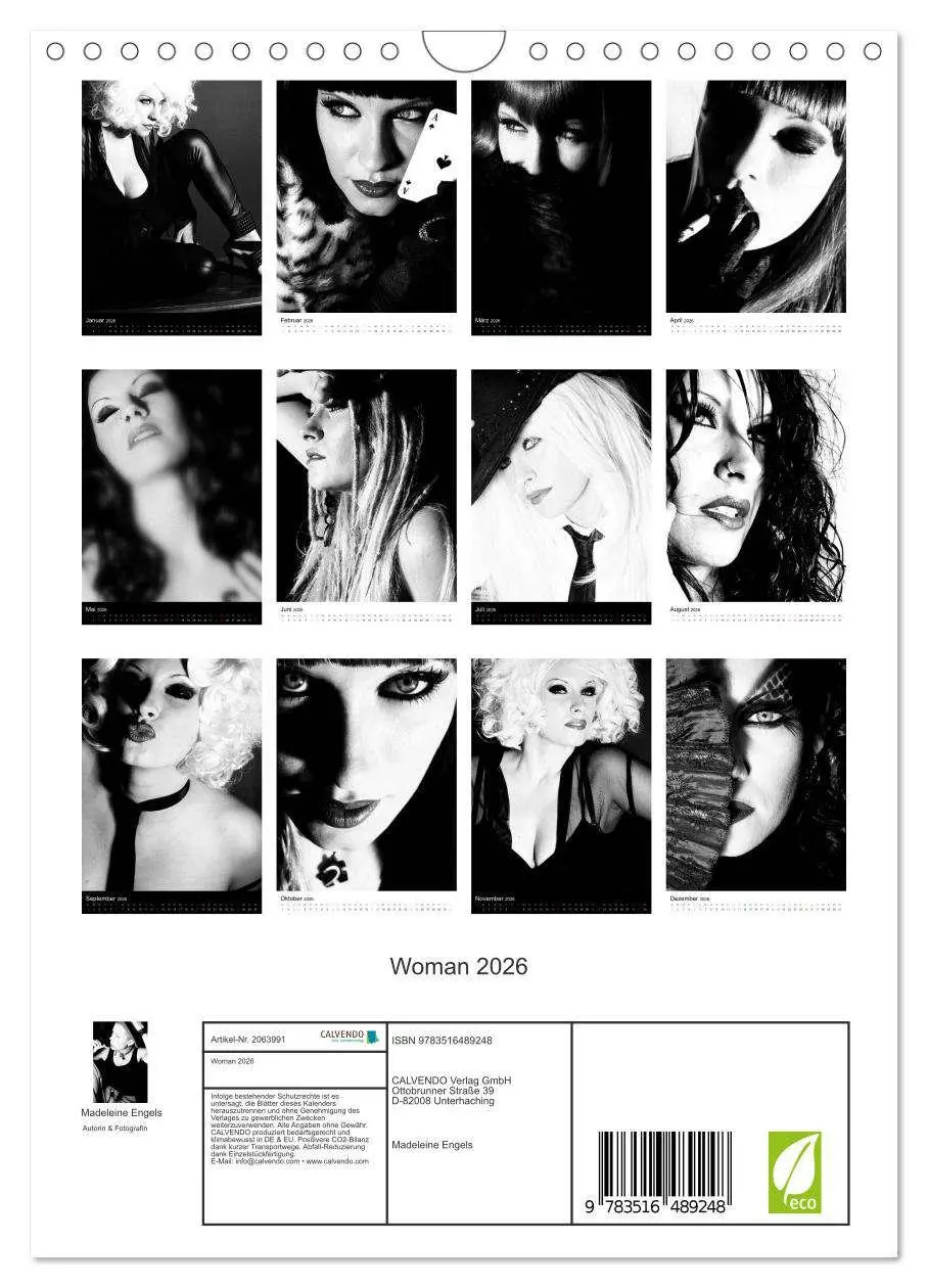 Bild: 9783516489248 | Woman 2026 (Wandkalender 2026 DIN A4 hoch), CALVENDO Monatskalender