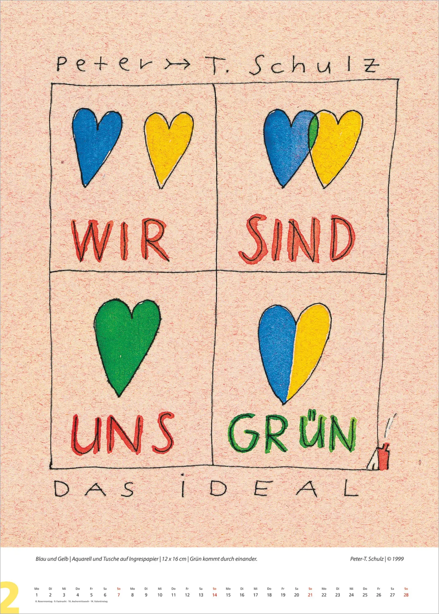 Bild: 4069095019348 | Herzklopfen 2027 | Peter-T. Schulz | Kalender | 14 S. | Deutsch | 2027