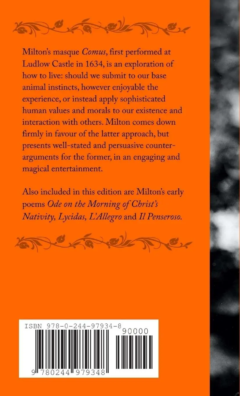 Rückseite: 9780244979348 | Comus and other works | John Milton | Taschenbuch | Englisch | 2018