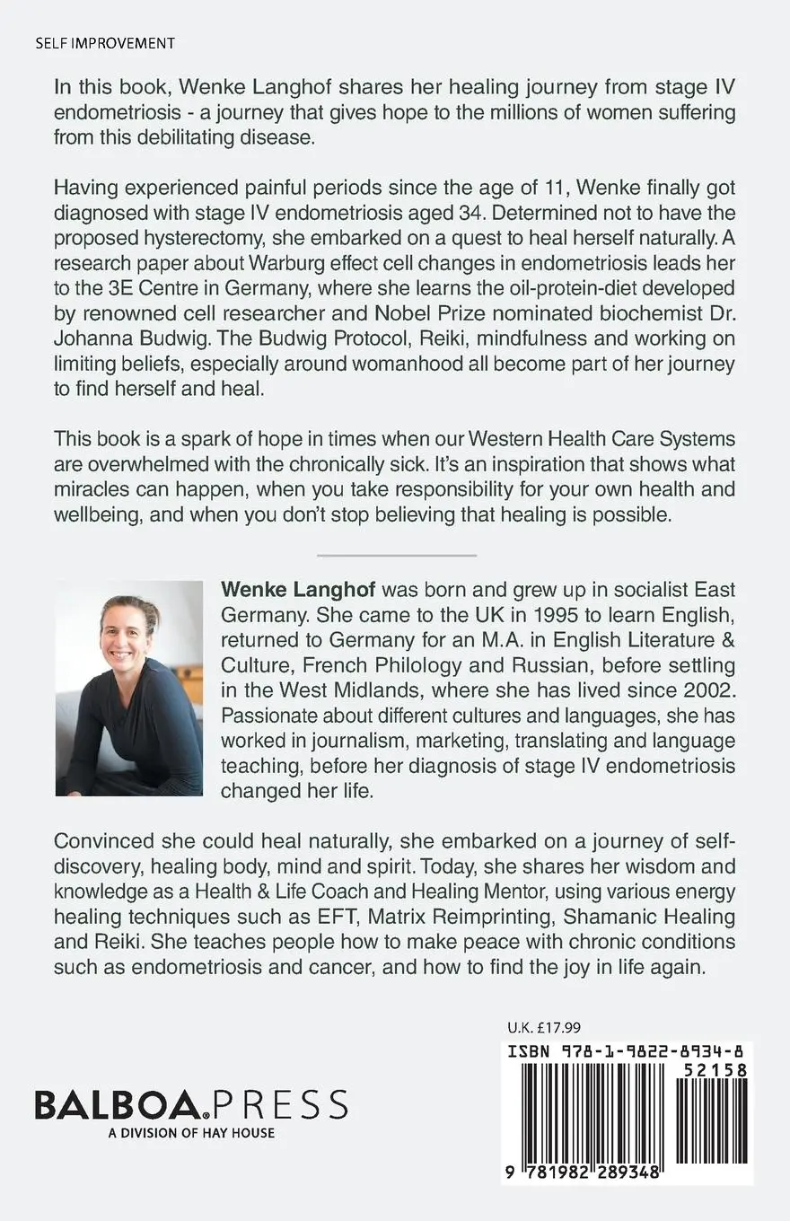 Rückseite: 9781982289348 | From Endo War to Inner Peace | Wenke Langhof | Taschenbuch | Englisch