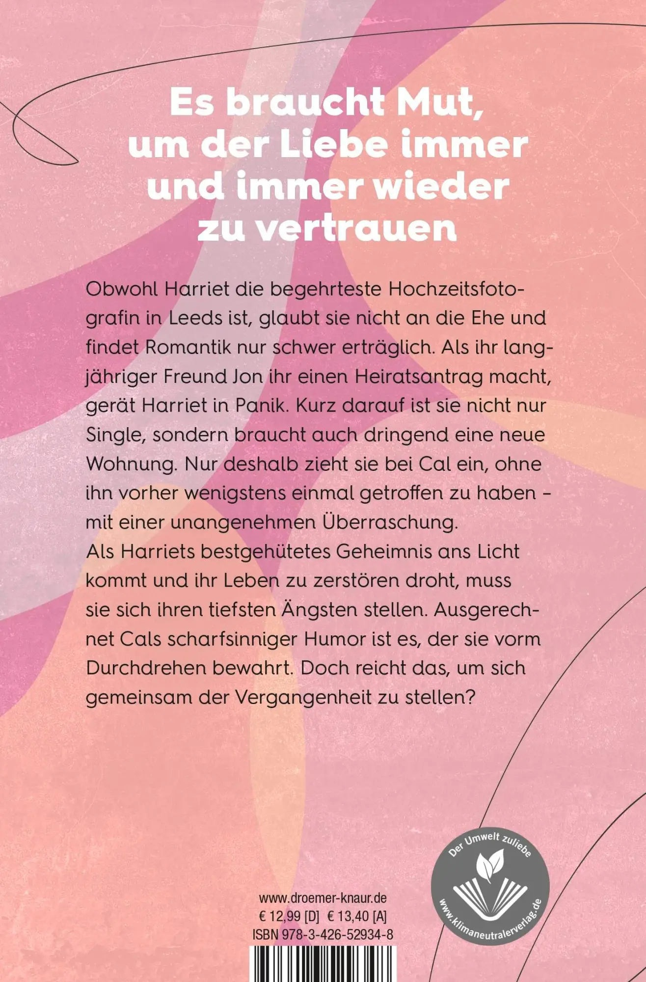 Rückseite: 9783426529348 | Fang jetzt bloß nicht an zu lieben | Mhairi McFarlane | Taschenbuch
