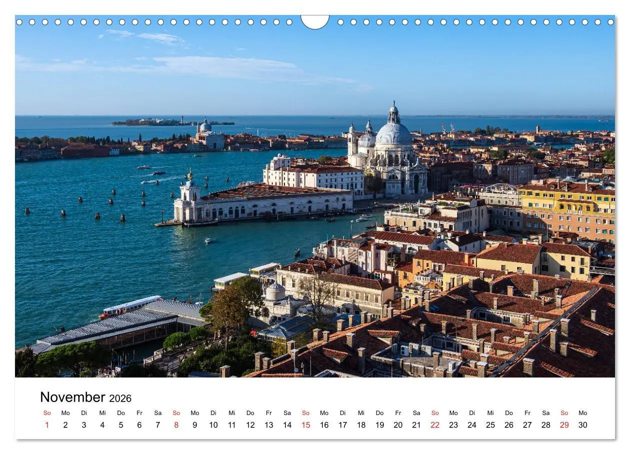 Bild: 9783457699348 | Unterwegs in Venedig (Wandkalender 2026 DIN A3 quer), CALVENDO...