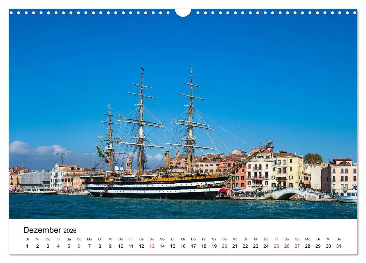 Bild: 9783457699348 | Unterwegs in Venedig (Wandkalender 2026 DIN A3 quer), CALVENDO...