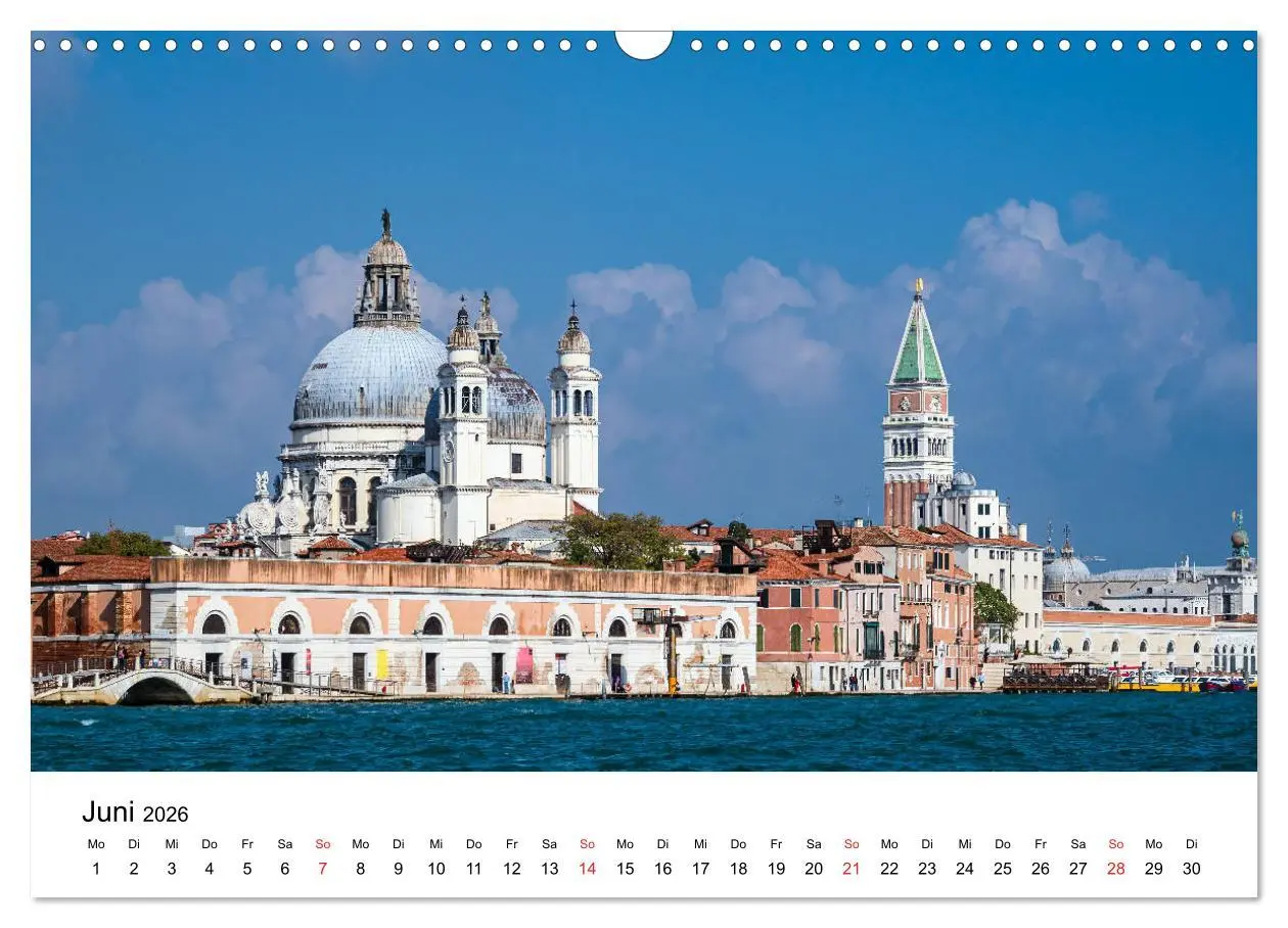 Bild: 9783457699348 | Unterwegs in Venedig (Wandkalender 2026 DIN A3 quer), CALVENDO...