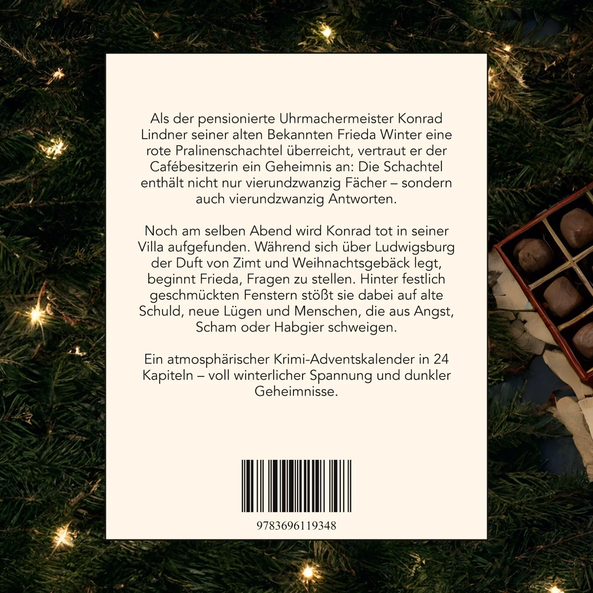 Rückseite: 9783696119348 | Mord in Ludwigsburg | Der Krimi-Adventskalender in 24 Akten | Krüger