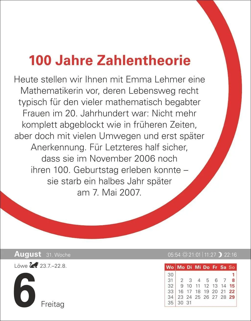 Bild: 9783840039348 | Der Mathematik-Kalender Tagesabreißkalender 2027 - Nachts teile ich...
