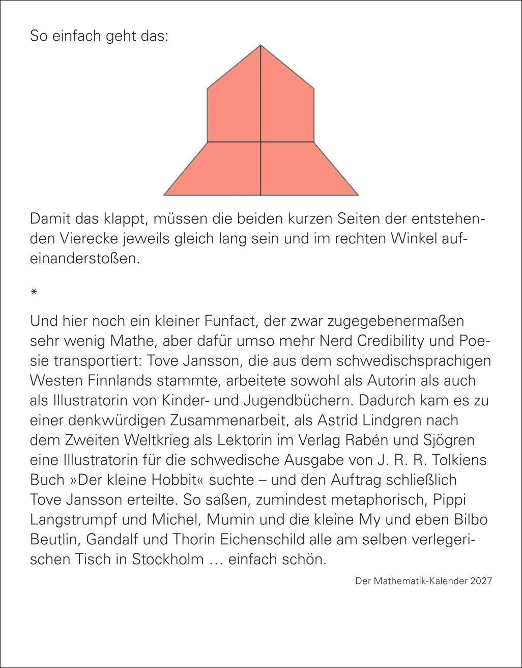 Bild: 9783840039348 | Der Mathematik-Kalender Tagesabreißkalender 2027 - Nachts teile ich...