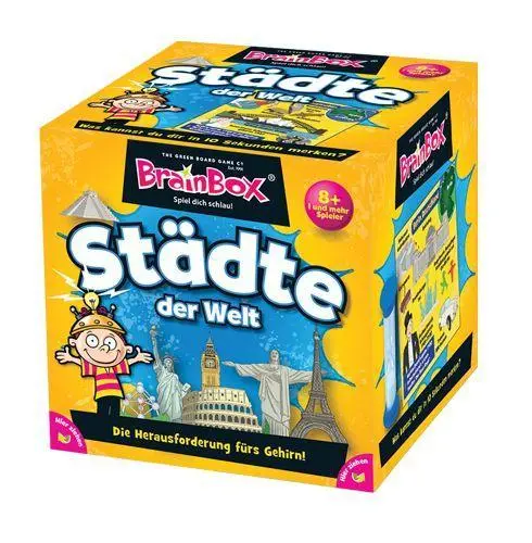 Cover: 5025822949448 | BrainBox - Städte der Welt | ab 1 Spieler, Dauer: ca. 10 Minuten