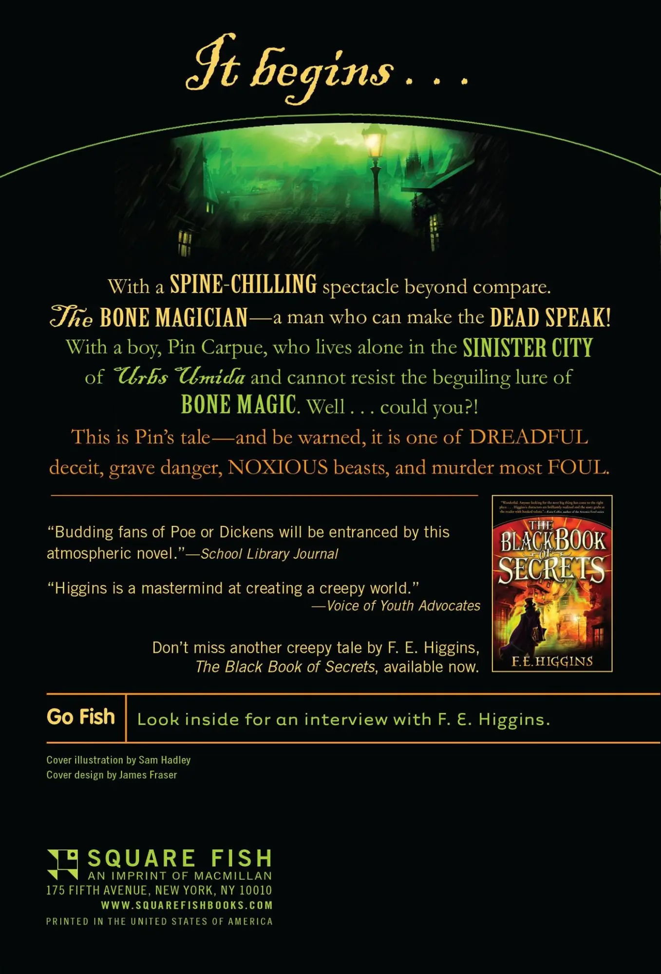 Rückseite: 9780312659448 | Bone Magician | F. E. Higgins | Taschenbuch | Kartoniert / Broschiert