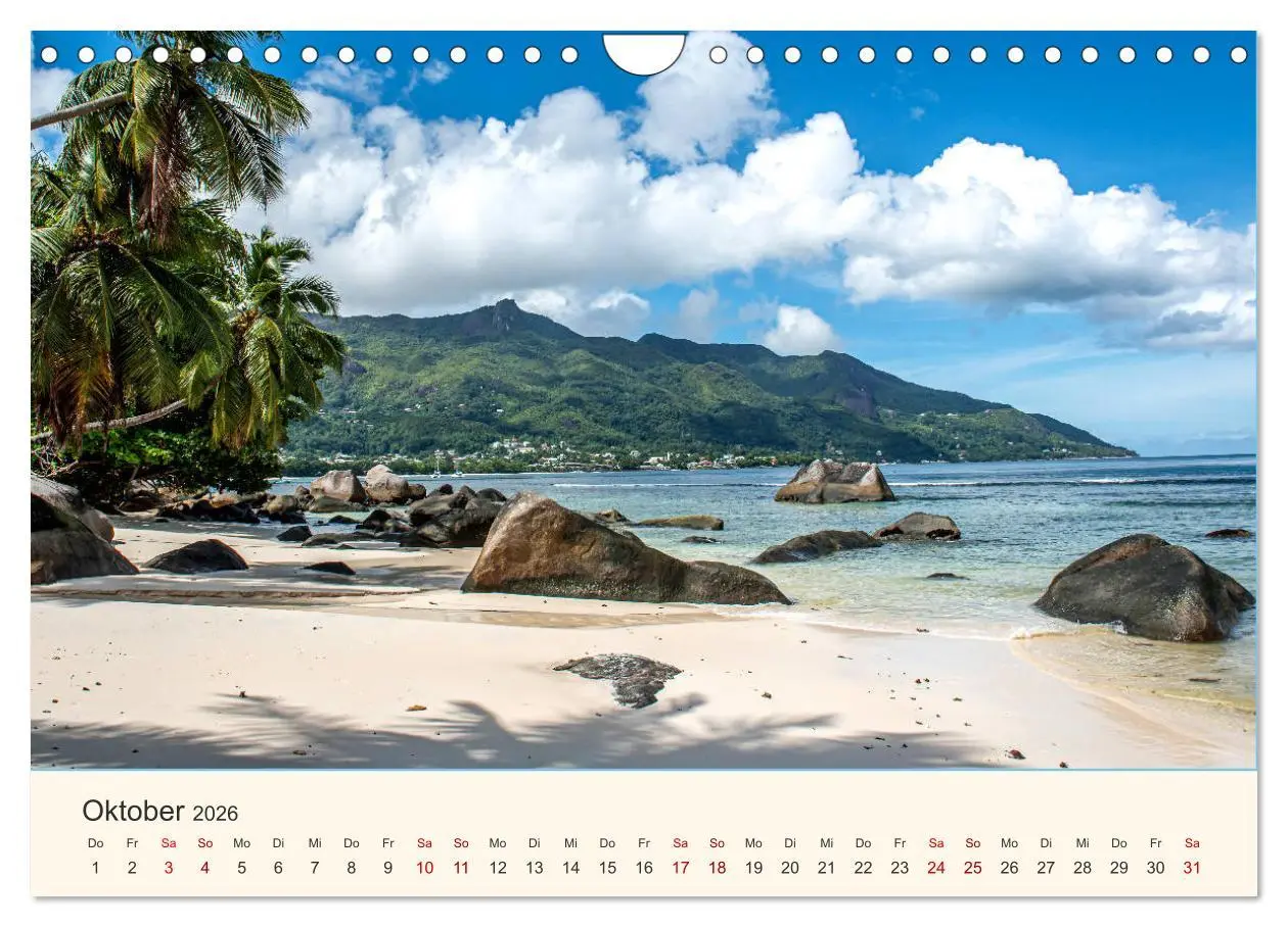 Bild: 9783457689448 | Sehnsucht Seychellen (Wandkalender 2026 DIN A4 quer), CALVENDO...