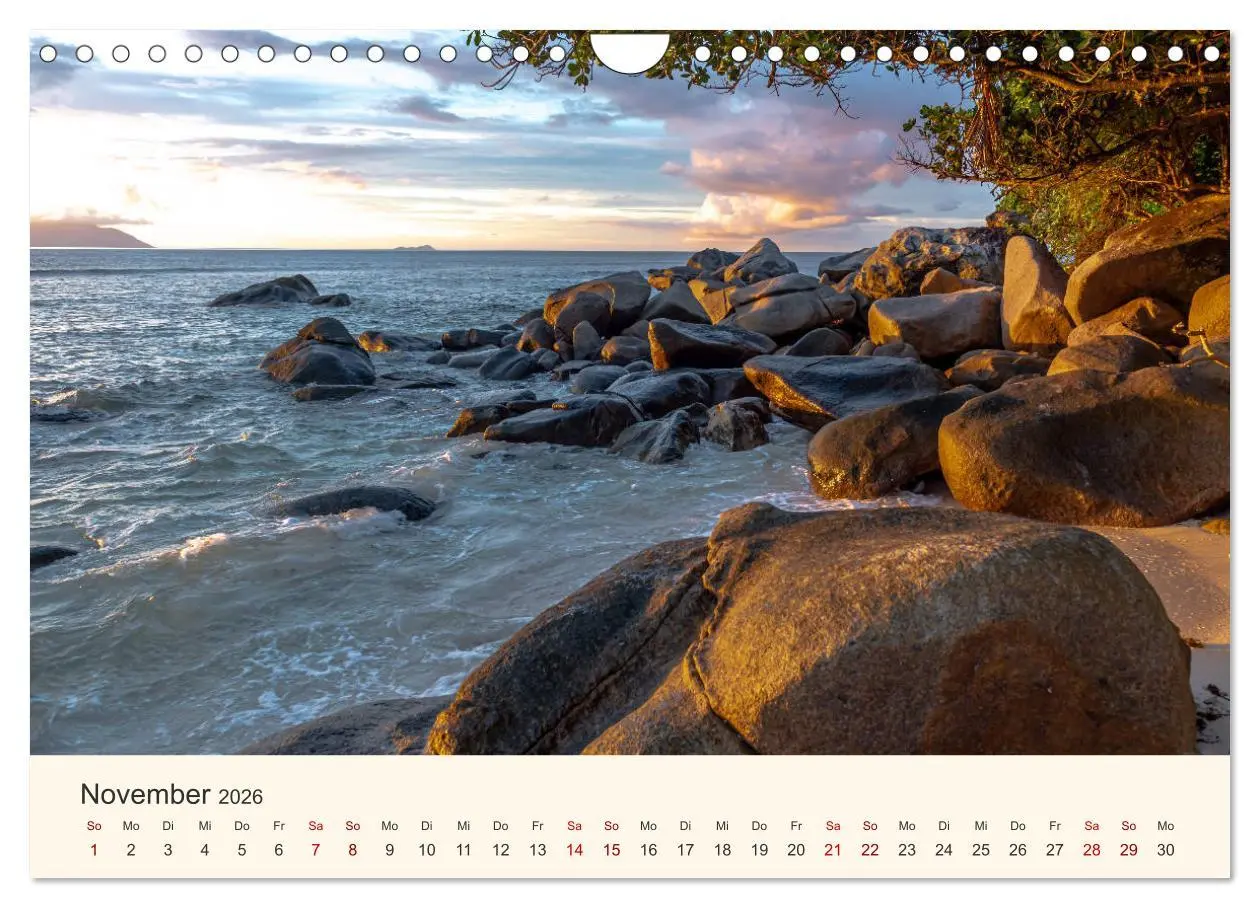 Bild: 9783457689448 | Sehnsucht Seychellen (Wandkalender 2026 DIN A4 quer), CALVENDO...