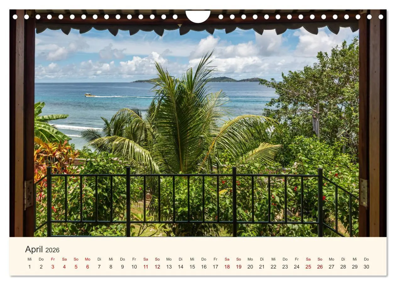 Bild: 9783457689448 | Sehnsucht Seychellen (Wandkalender 2026 DIN A4 quer), CALVENDO...