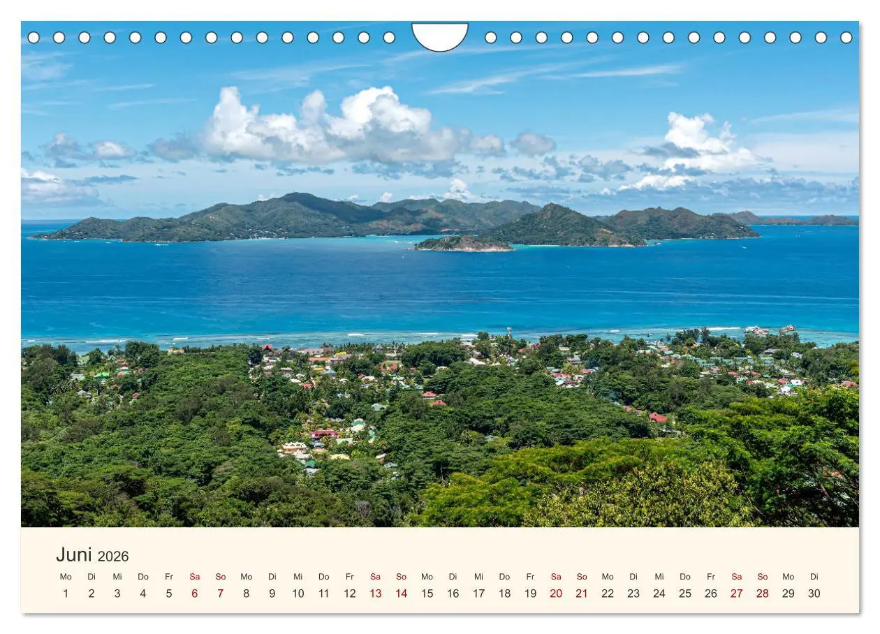 Bild: 9783457689448 | Sehnsucht Seychellen (Wandkalender 2026 DIN A4 quer), CALVENDO...