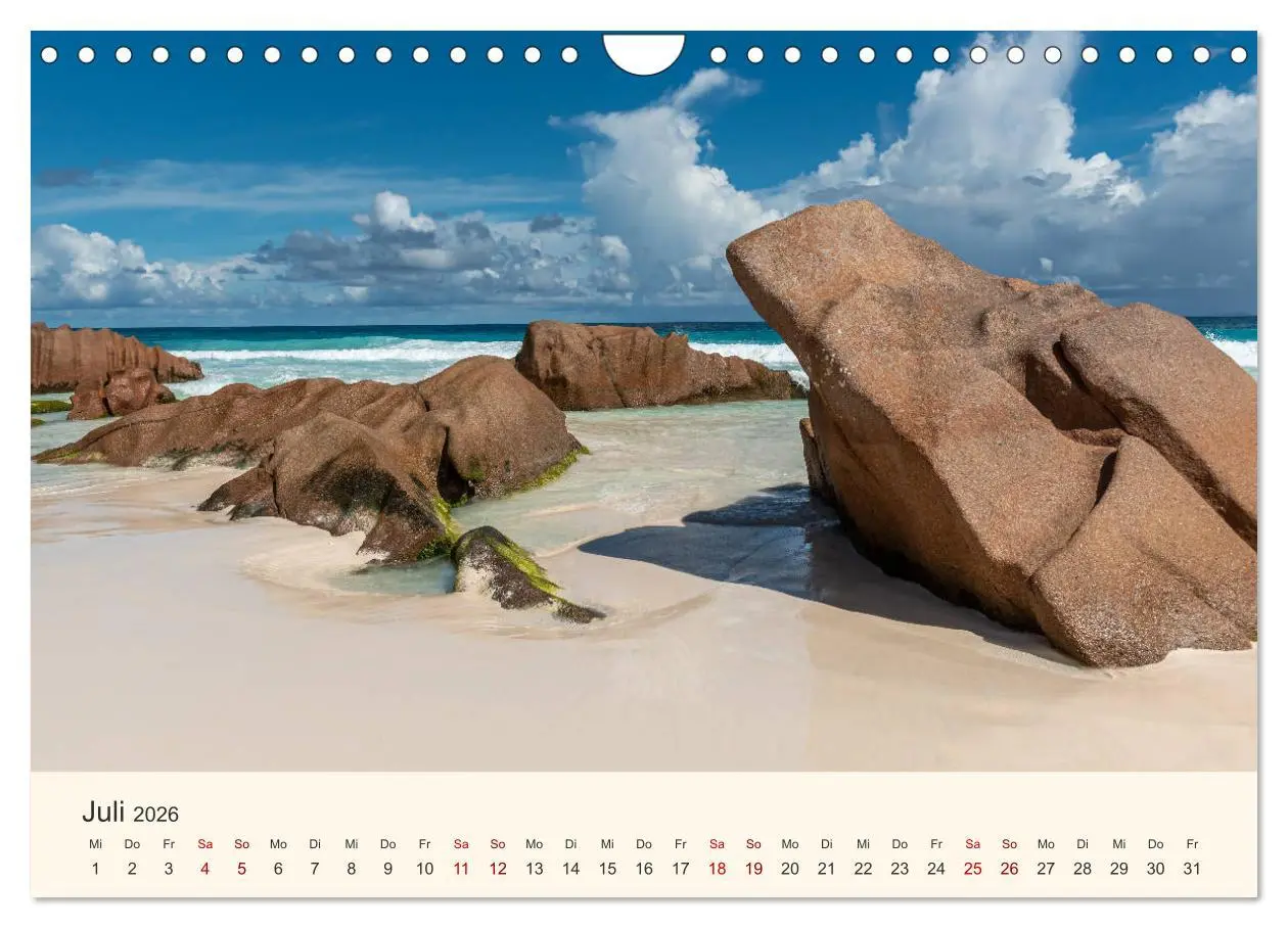 Bild: 9783457689448 | Sehnsucht Seychellen (Wandkalender 2026 DIN A4 quer), CALVENDO...