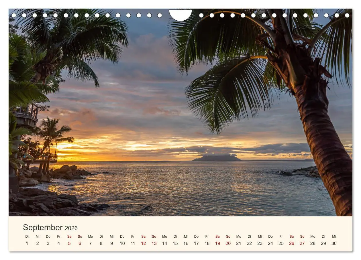 Bild: 9783457689448 | Sehnsucht Seychellen (Wandkalender 2026 DIN A4 quer), CALVENDO...