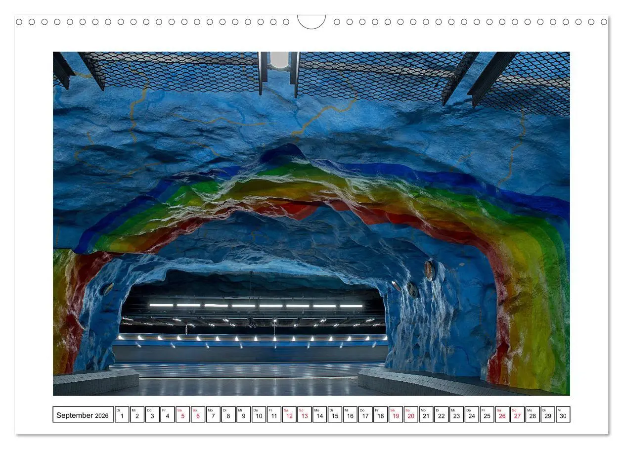 Bild: 9783457759448 | Stockholms Metrostationen - Bunte Meisterwerke im Untergrund...