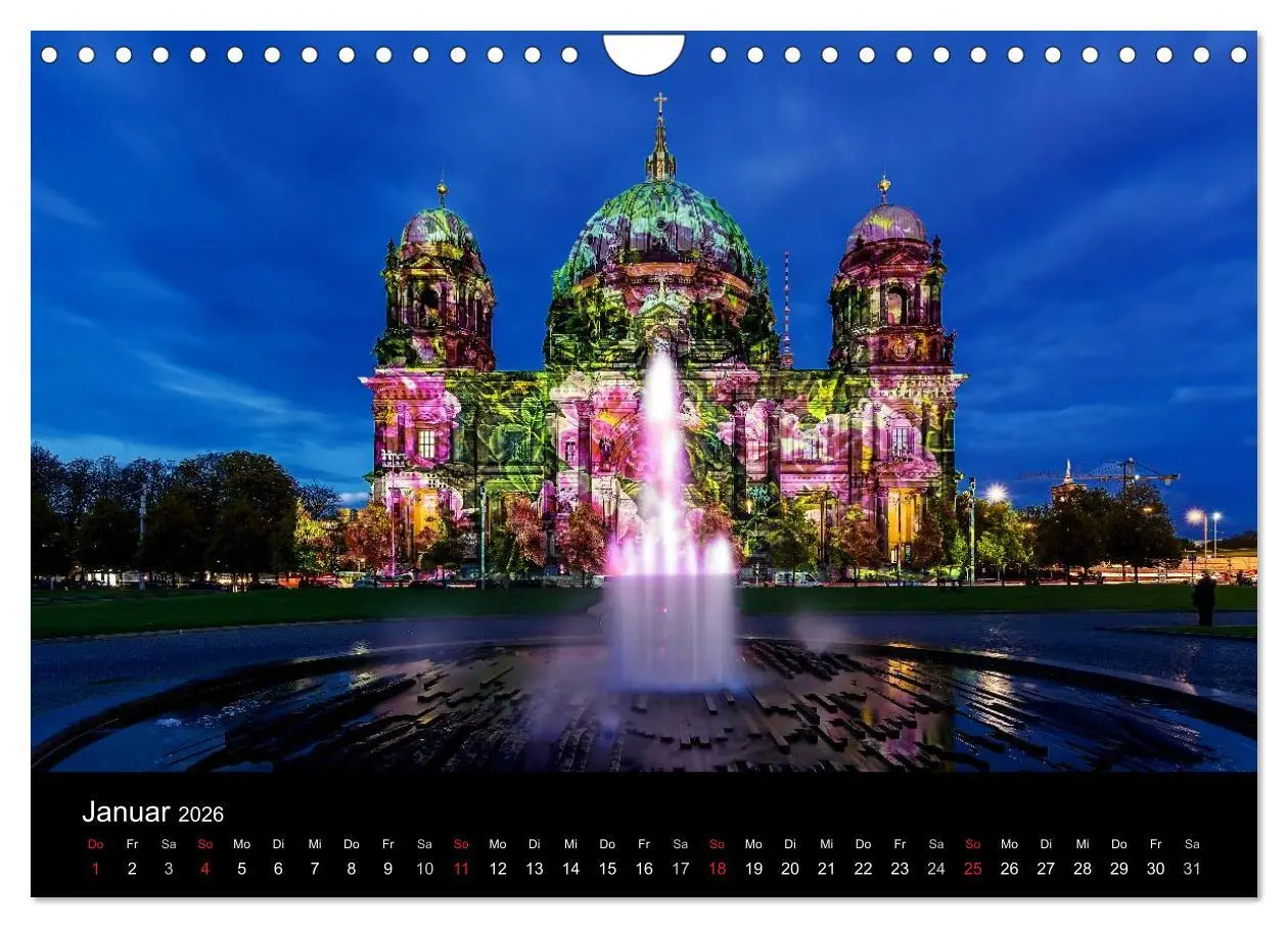 Bild: 9783516089448 | Colours of Berlin (Wandkalender 2026 DIN A4 quer), CALVENDO...