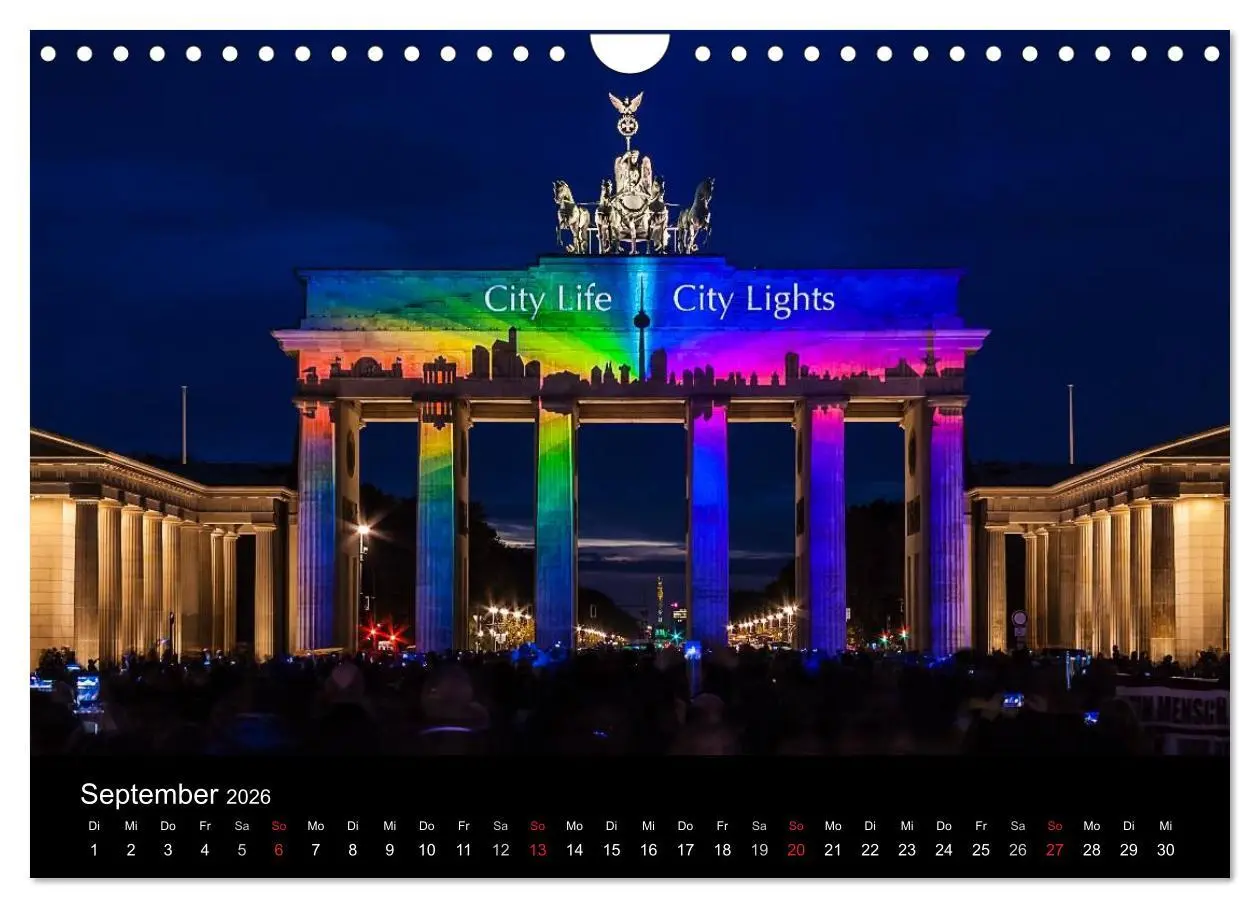 Bild: 9783516089448 | Colours of Berlin (Wandkalender 2026 DIN A4 quer), CALVENDO...